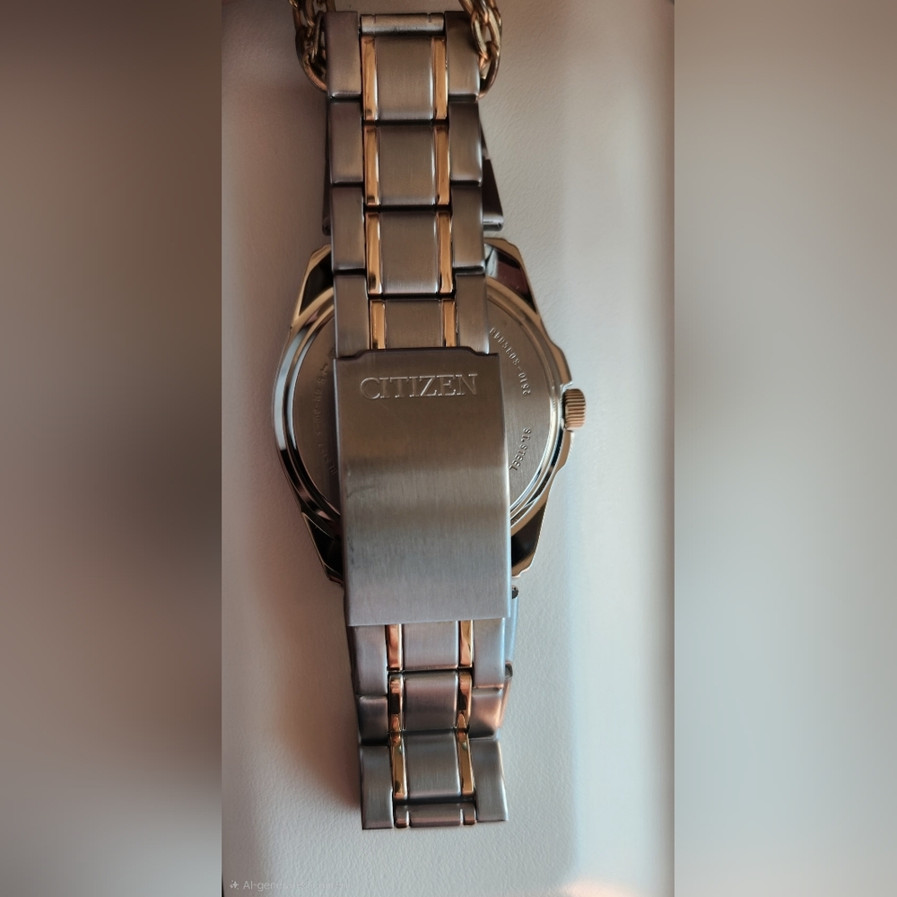 Citizen 2510 Classic Silver Gold Wrist Watch - Picture 2 of 4